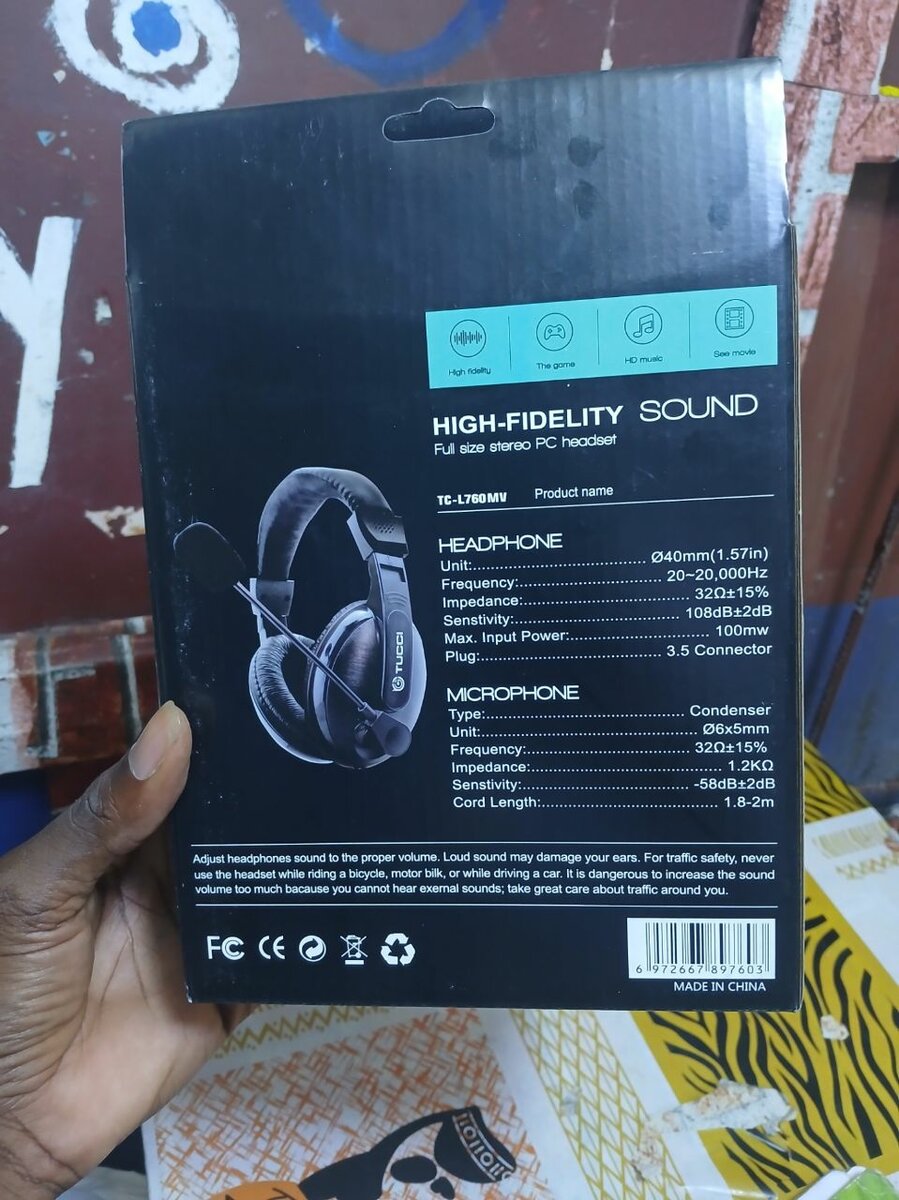 CASQUE FILAIRE POUR BUREAU