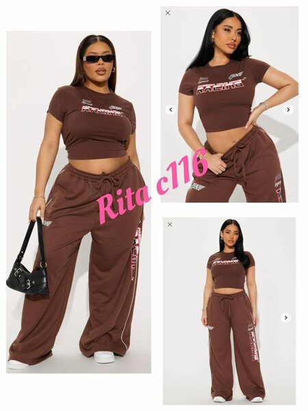 Ensemble Décontracté Femme Chocolat