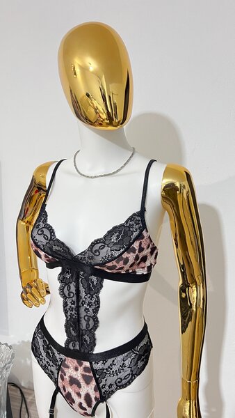 Ensemble Lingerie Léopard