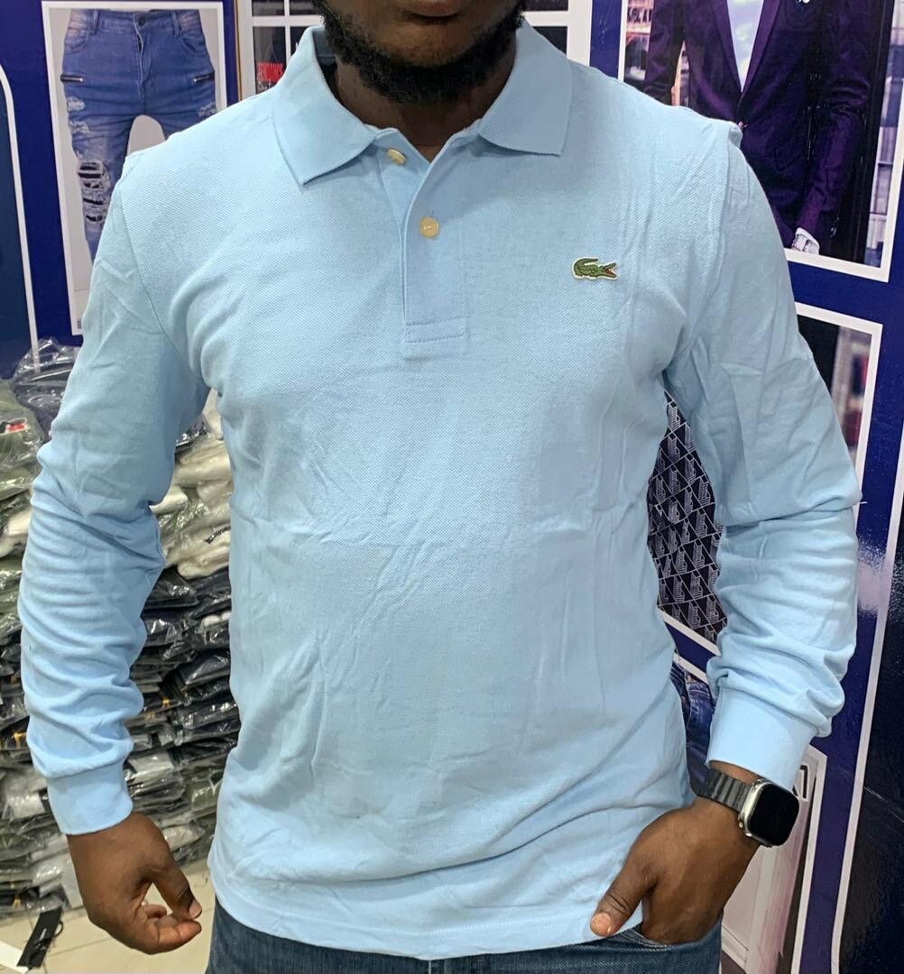 Polo à manches longues homme