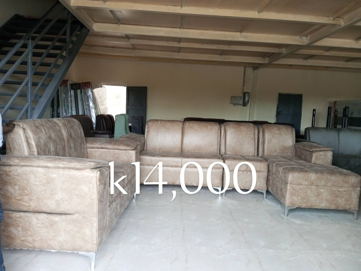 brown leather living room furniture set