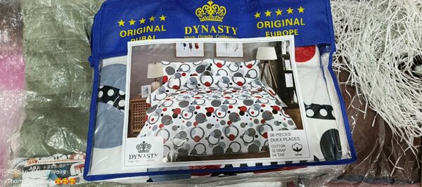 Parure de Lit King Size en Coton