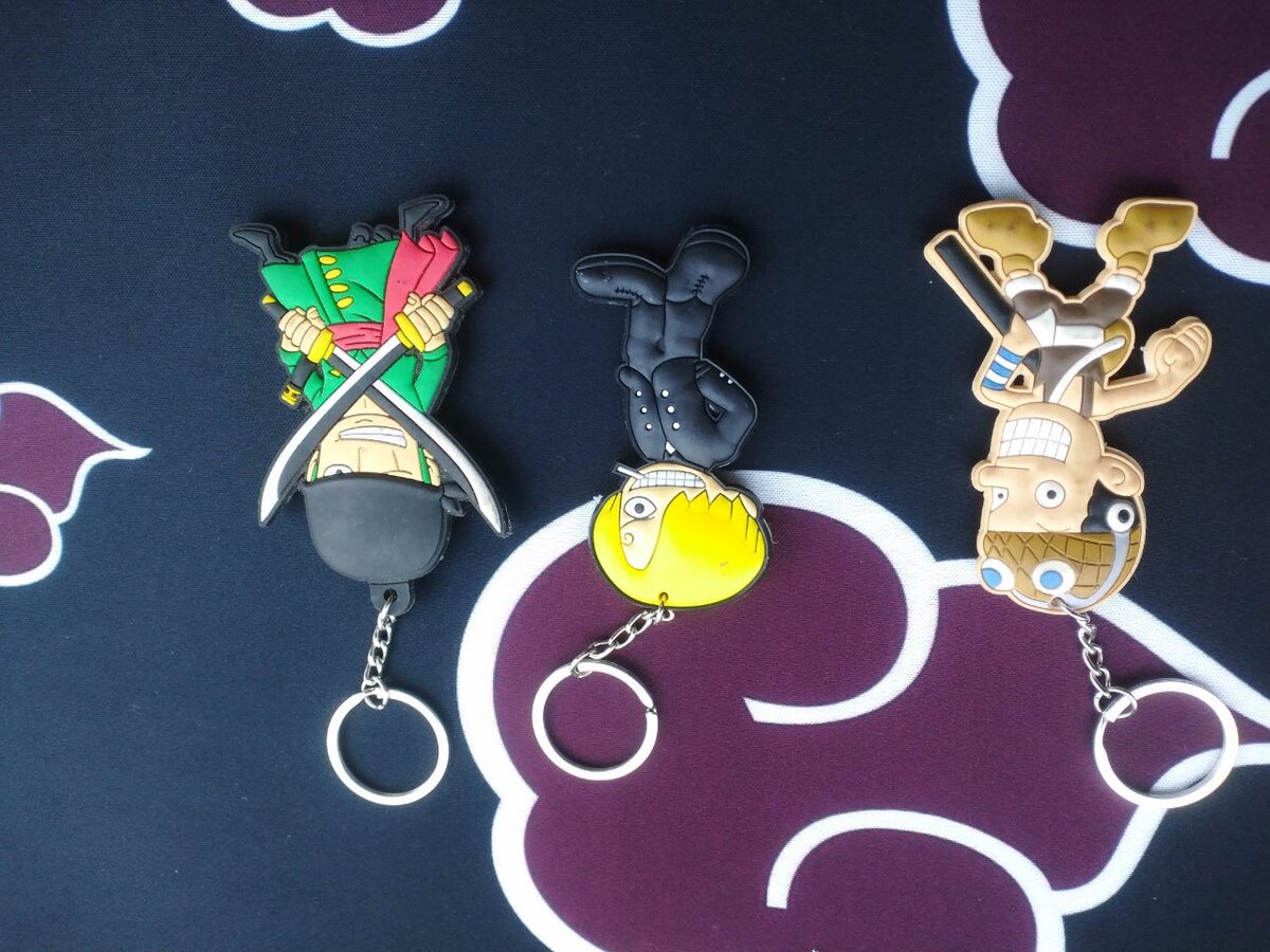 One piece Anime themed Keychains