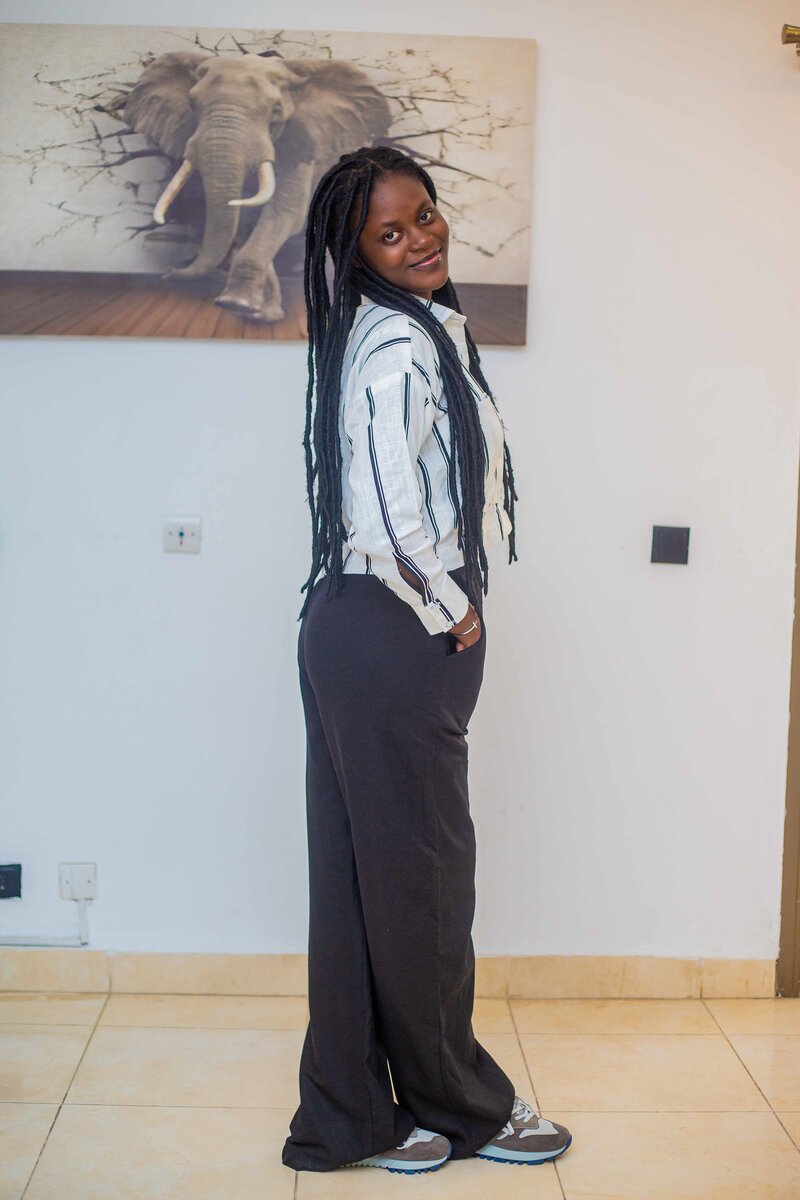 Complet lin Élégant femme