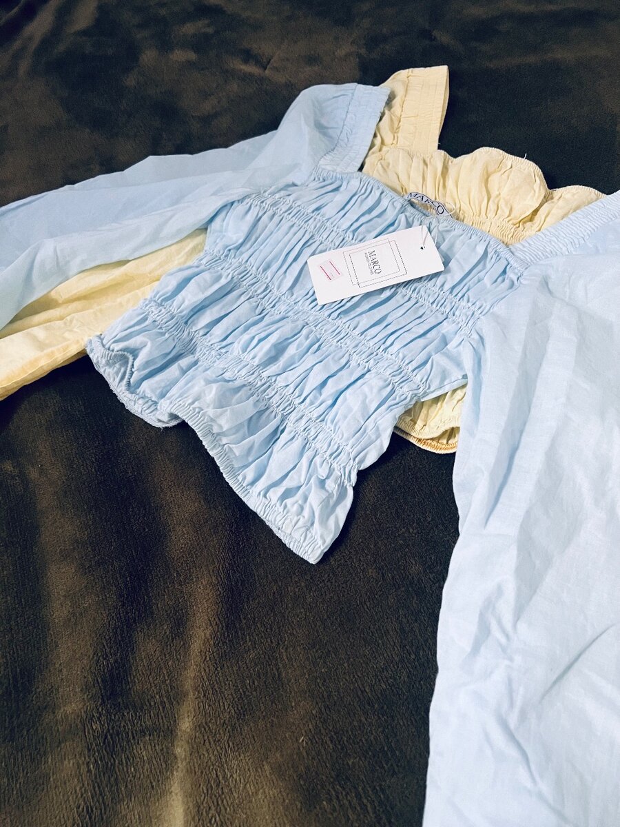 Топ с рукавами