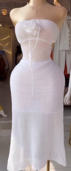 Mesh dress available for your next vacay,pool party,beach  color white