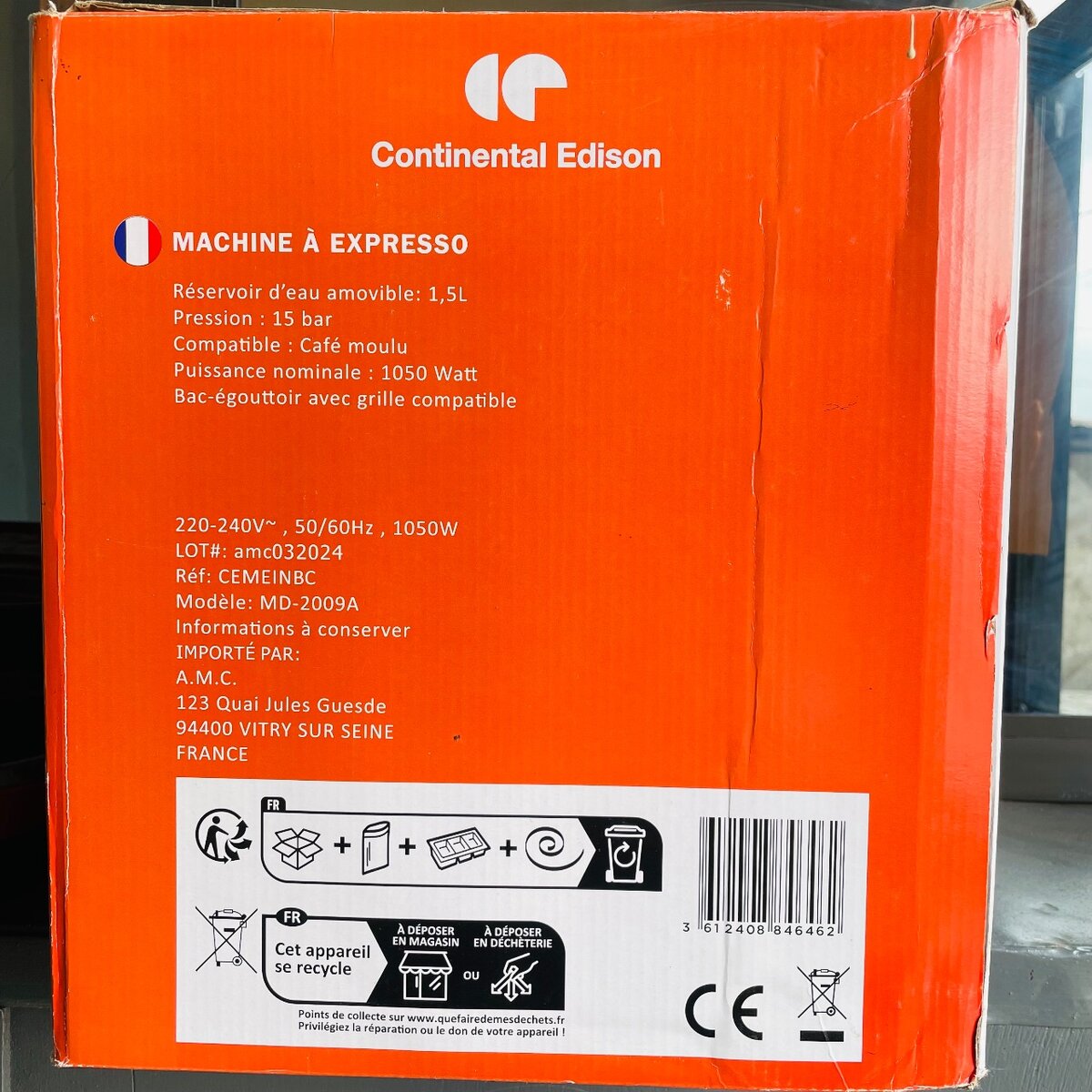 Espresso Continental Edison