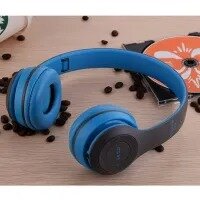Wireless Headphones, P47 Bluetooth Foldable Headset with Microphone Support FM Radio TF for PC TV Smart Phones & Tablets Etc
