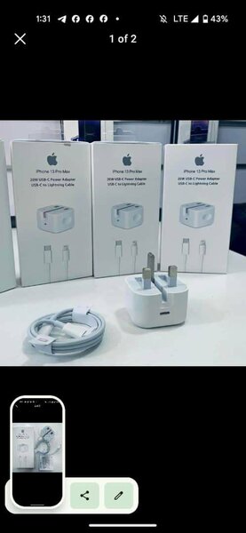 iphone original fast chargers