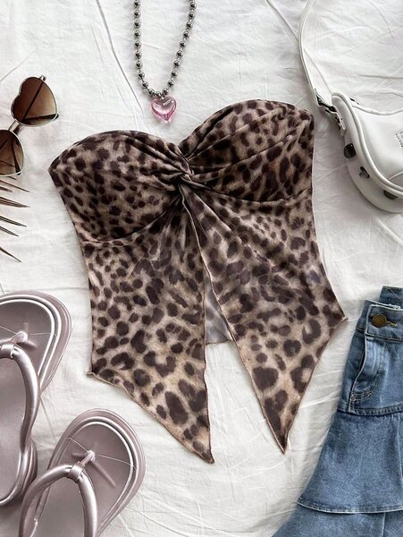 Top léopard stylé