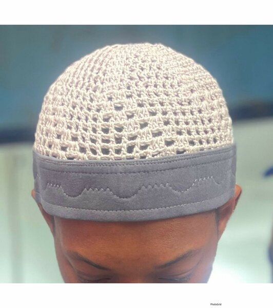 Chapeau Kufi en crochet élégant