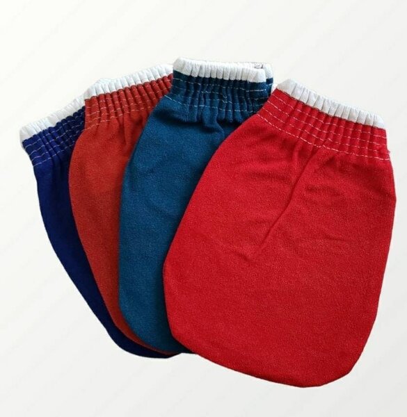 Gant de gommage exfoliant