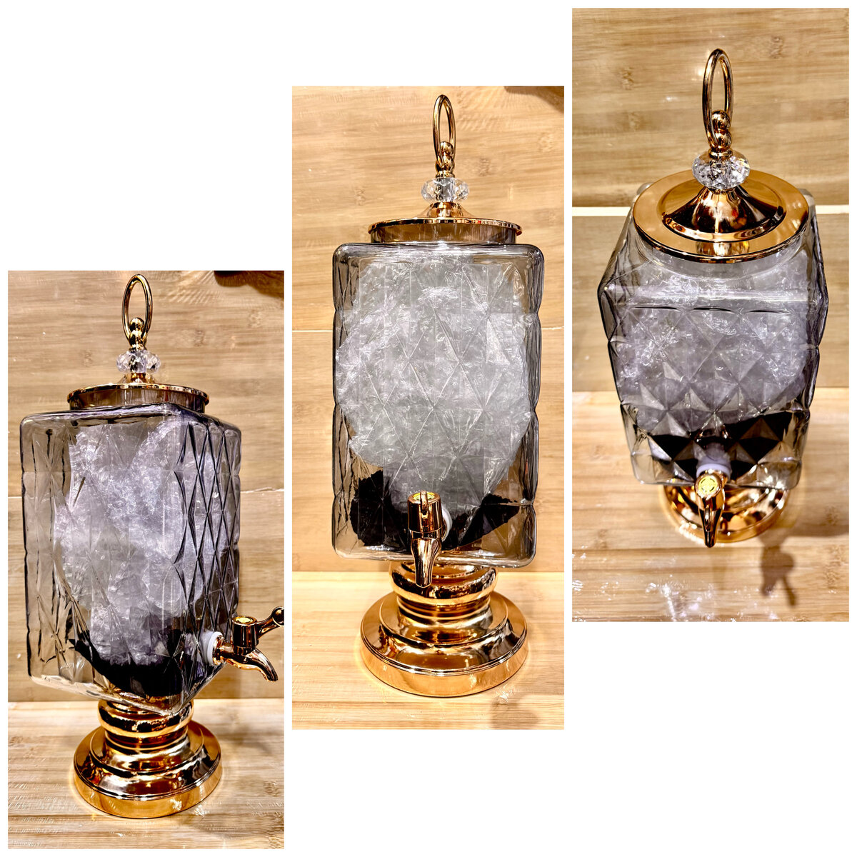 Distributeur de boissons en verre