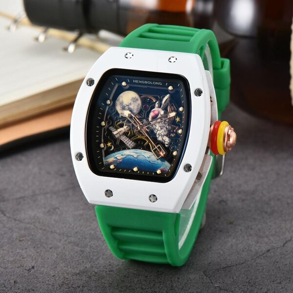 Montre homme bracelet coloré