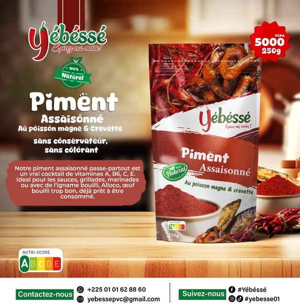 Yébéssé Piment assaisonné