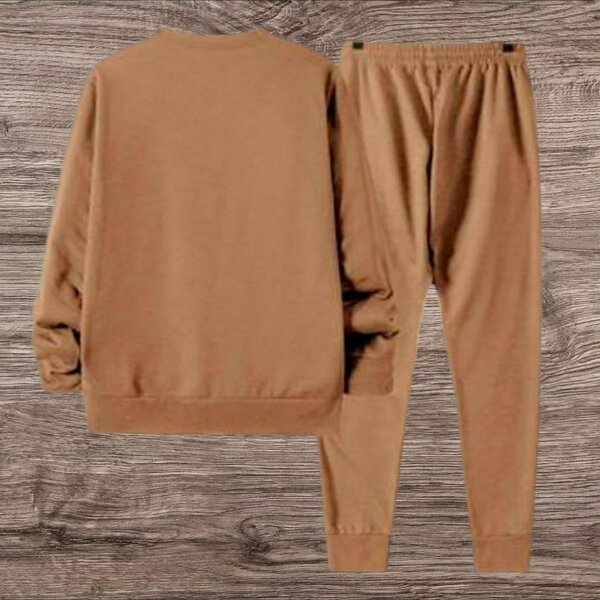 Man's printed polyester 2 pcs track suit