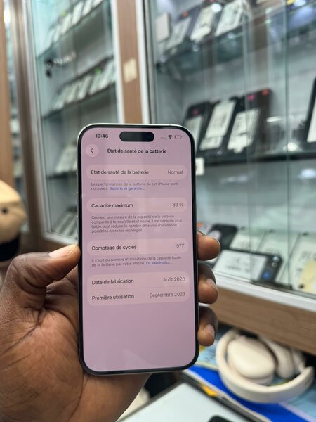 iPhone 15 Pro 256Go 2puces