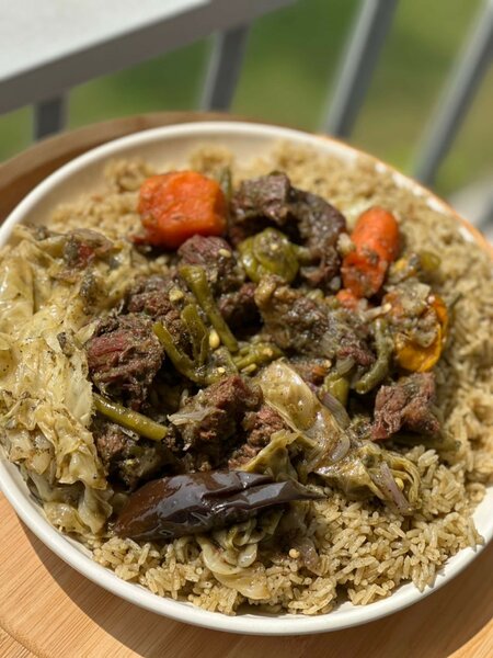 Riz tieb aux Légumes et Viande