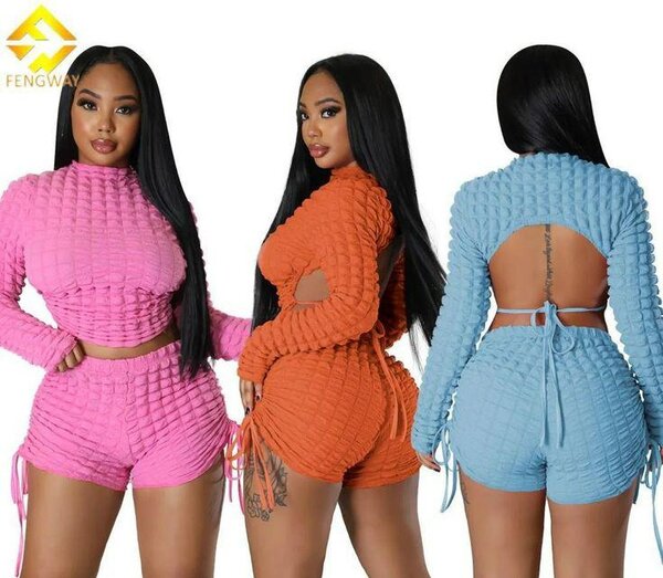 Tenue deux pièces texturée