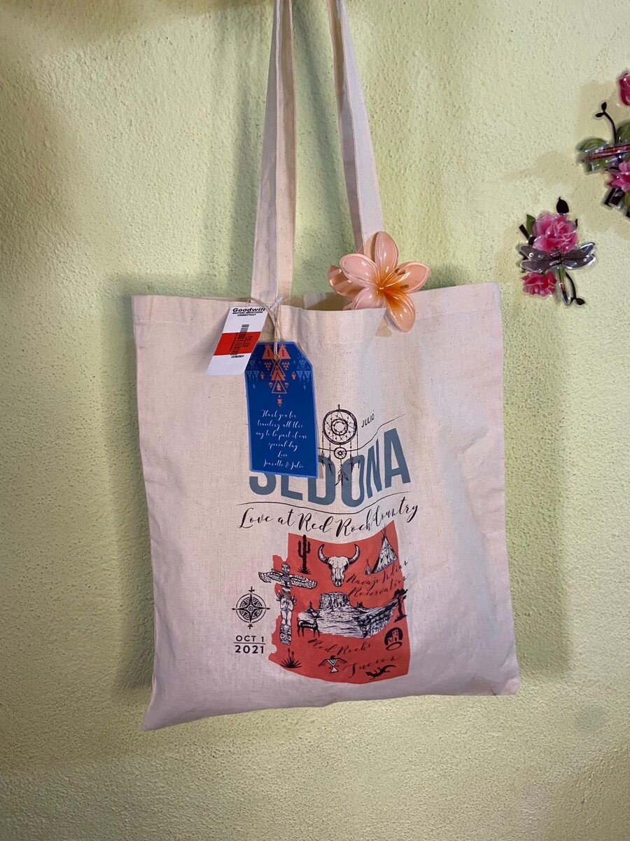 Sac cabas coloré en tissu