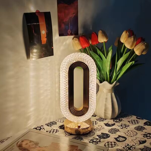 Lampe de Table Cristal LED Moderne