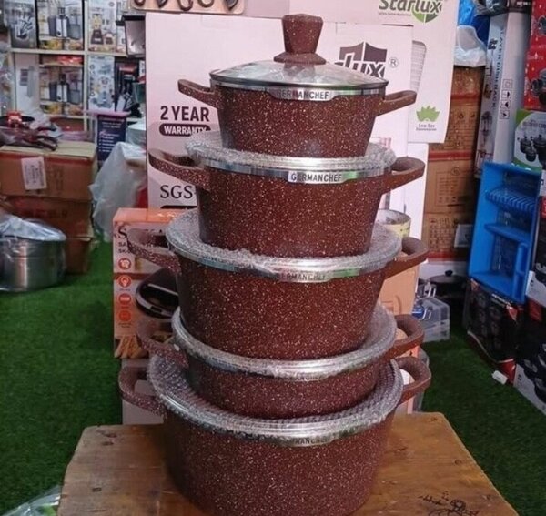 5 In 1 GRANITE COOKINGWARES SET