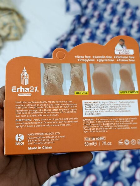 Baume réparateur des talons