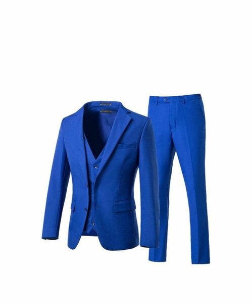 Costume bleu élégant homme