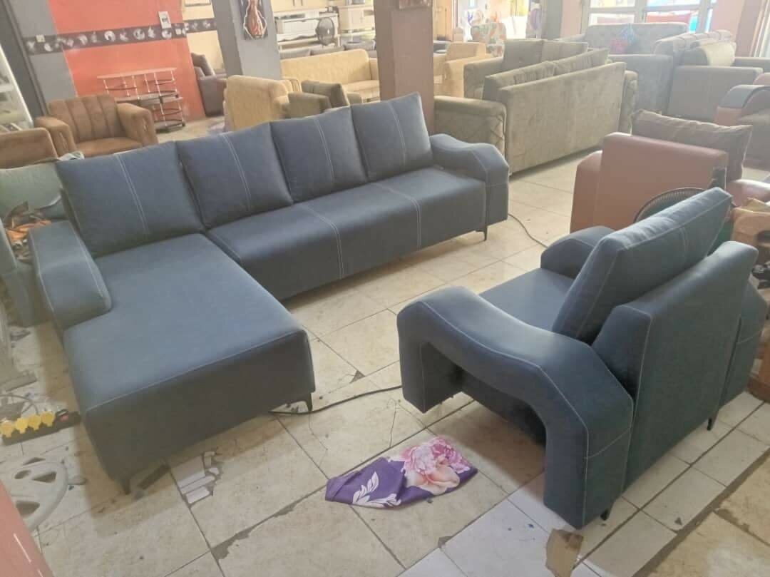 Salon mini Infinity Bleue 6p