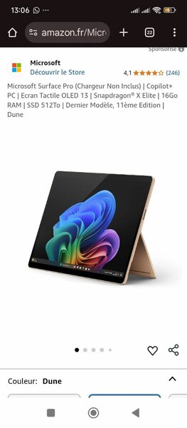 Microsoft Surface Pro 13"