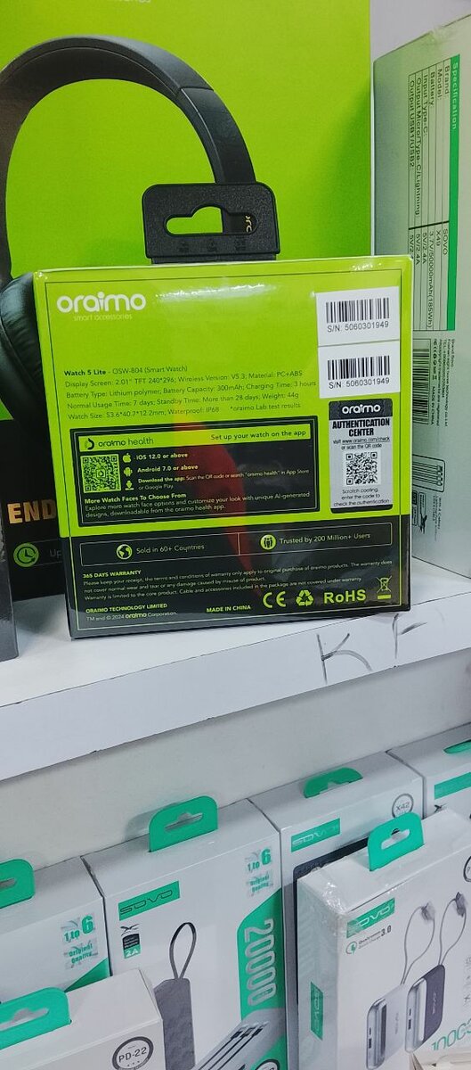 Montre Connectée Oraimo