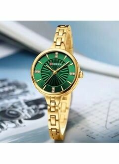 Montre CURREN femme fond vert