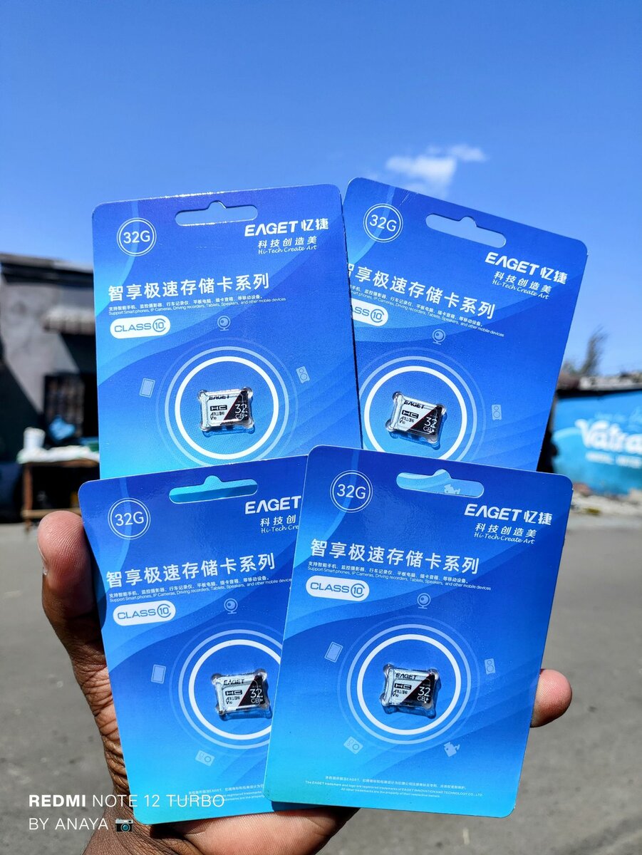 32GB EAGET High Speed TF Card Class 10 V10