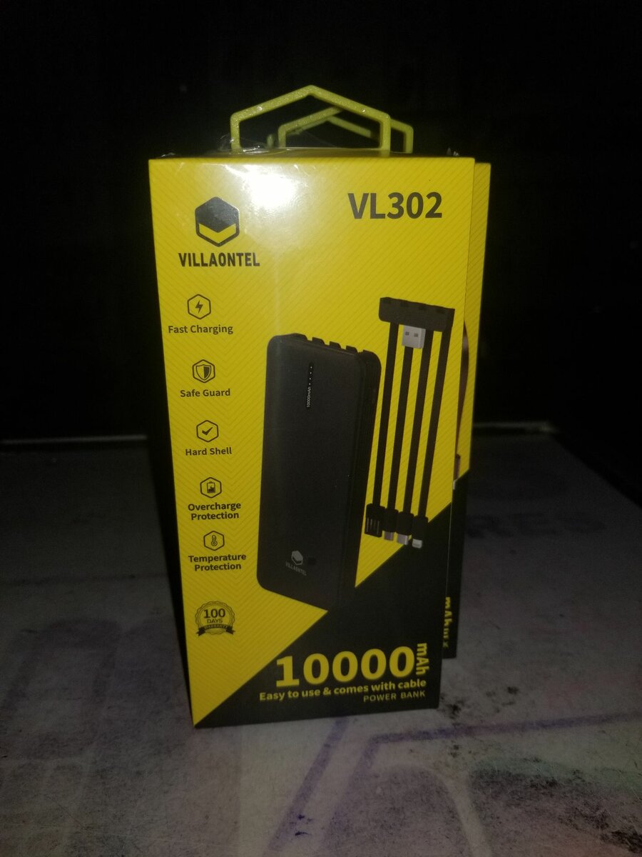 10000 mah villaontel power bank