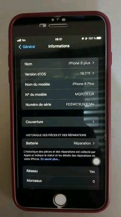 iPhone 8 Plus 64GB Or