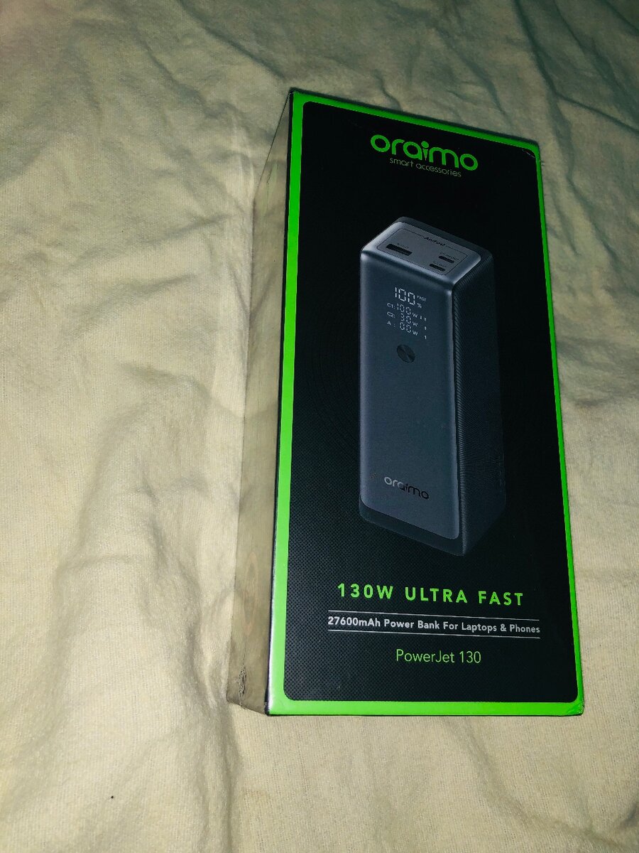 oraimo PowerJet 130 27600mAh 130W Power Bank