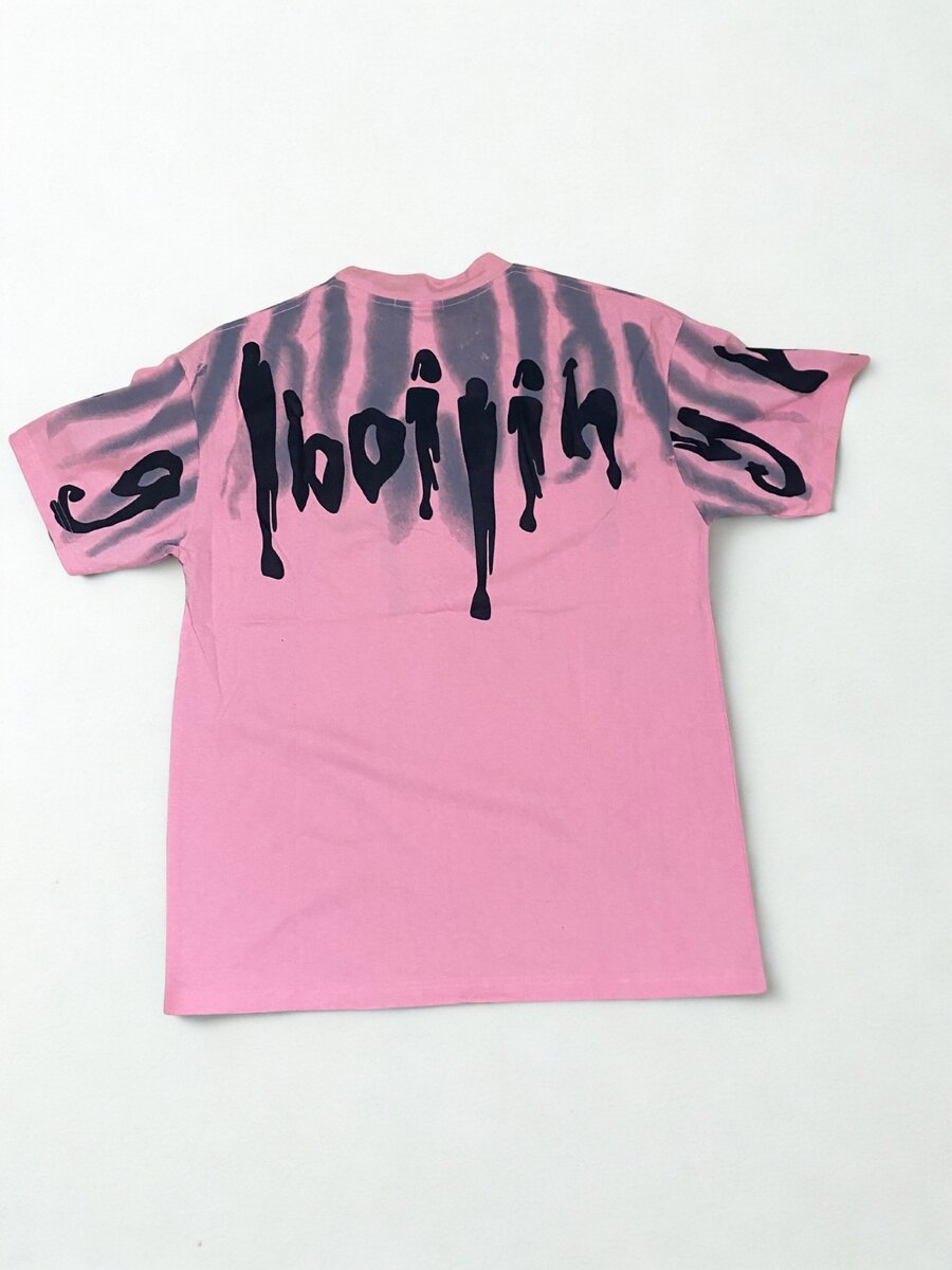 T-shirt rose graphique homme