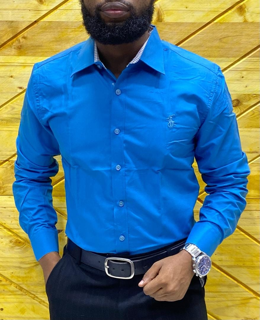 Chemise bleu