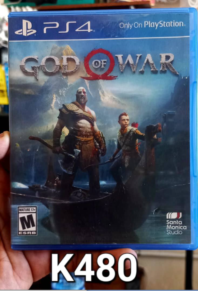 PlayStation 4 Game CDs God of war