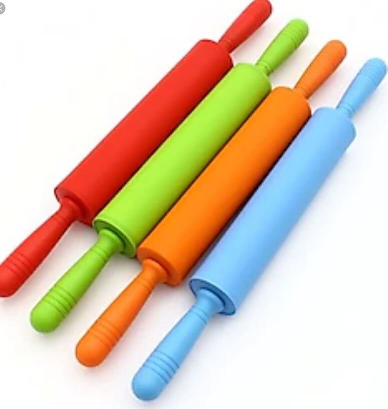 Rouleaux à pâtisserie colorés en silicone