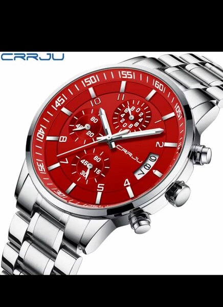 Montre Homme Chronographe Acier