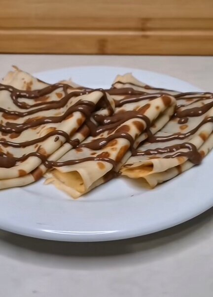 Crêpes au chocolat