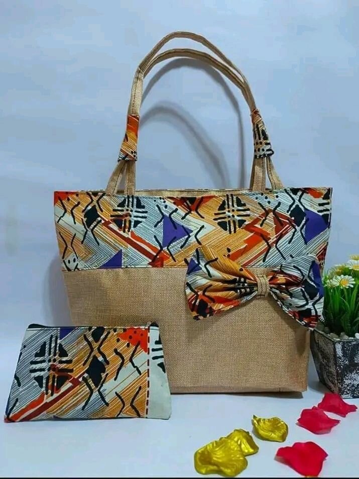 Sac à main en tissu africain