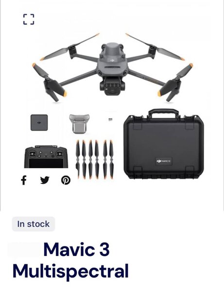 Drone Mavic 3 Multispectral