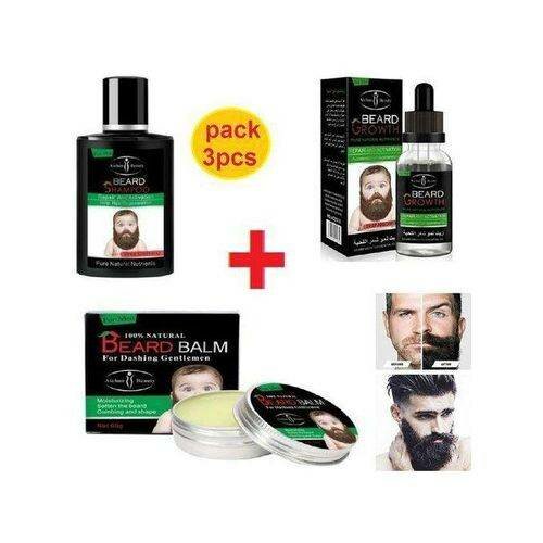 Kit Soin Barbe Naturel 3pcs