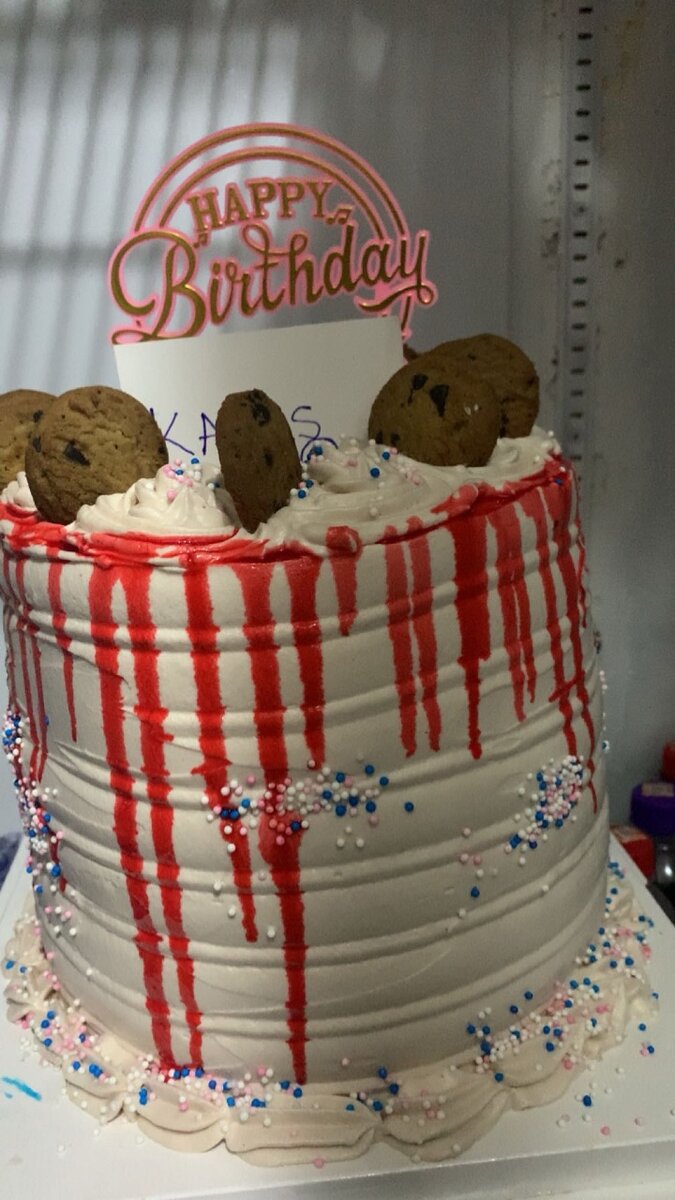 Cakes, milk shakes pastries.