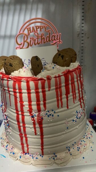 Cakes, milk shakes pastries.