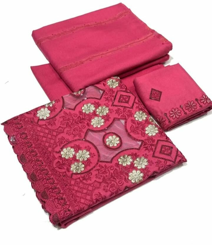 Khadar embroided 3 pcs suit