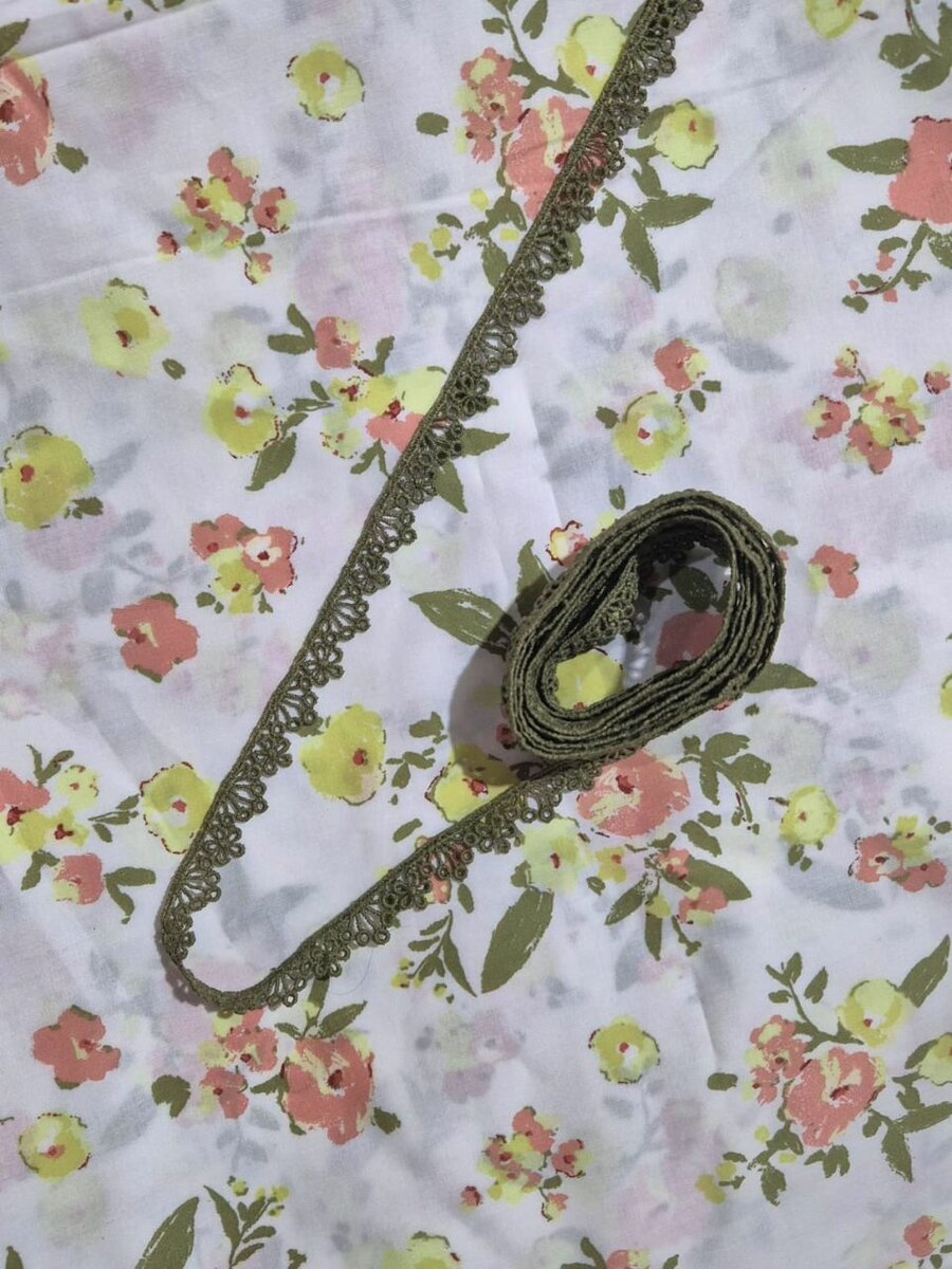 Lawn 2 peice dress e lace.