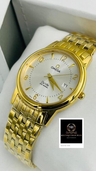 Montre de luxe OMEGA authentique avec sa boîte